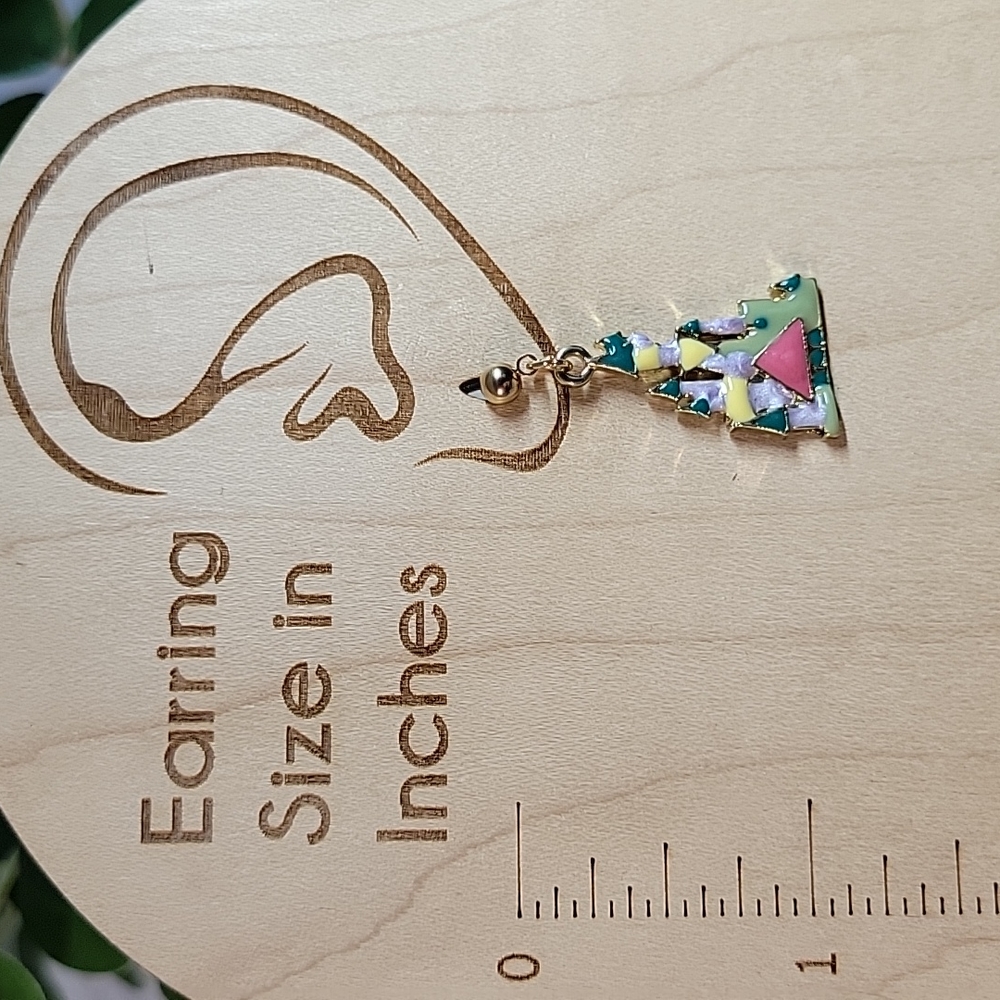 🔥LAST PAIR🔥 White Rabbit in Wonderland Drop Earrings, S925 - Picture 2 of 4
